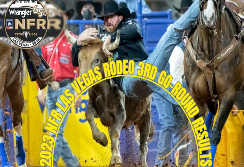 Wrangler NFR Round 4 Live National Finals Rodeo in Las Vegas Dec, 11 2023